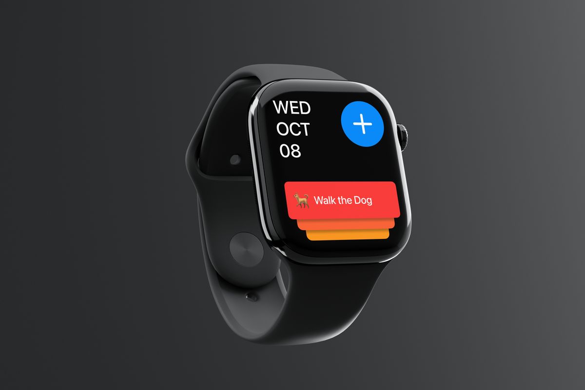 Captr: Apple Watch with smart widget display